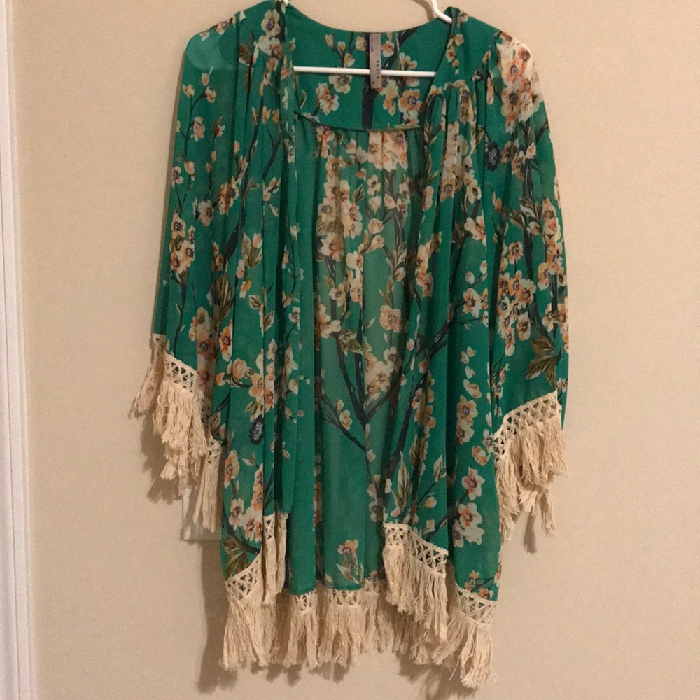 Floral kimono